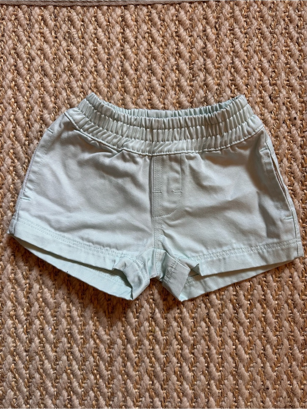 The Beaufort Bonnet Company Light Mint Kids Elastic-Waist Shorts